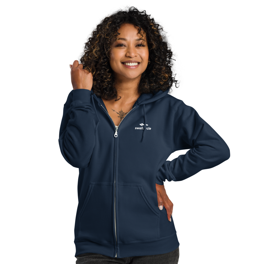 Swellcycle Organic and Recycled Zip-up Hoodie - Unisex