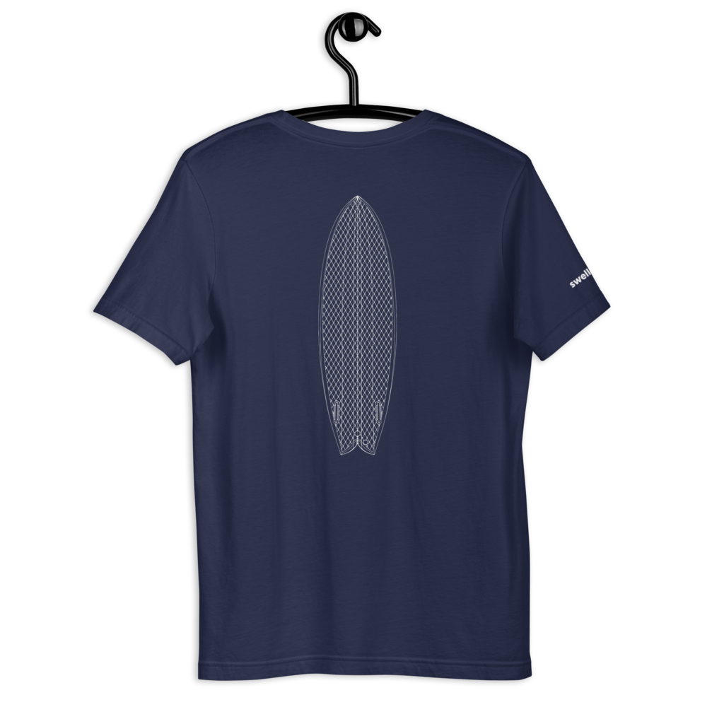 Swellcycle 100% Organic T-Shirt Lattice Design - Unisex