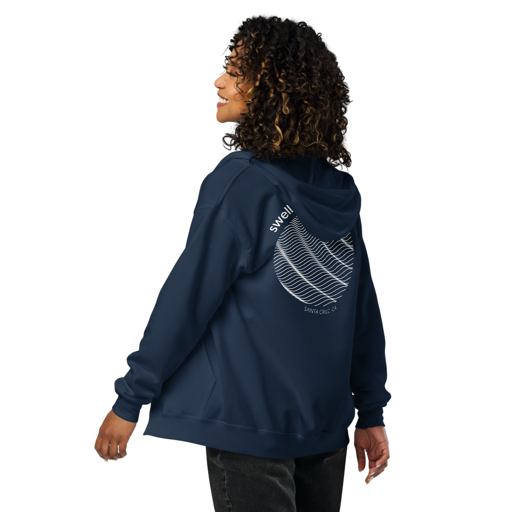 Swellcycle Organic and Recycled Zip-up Hoodie - Unisex